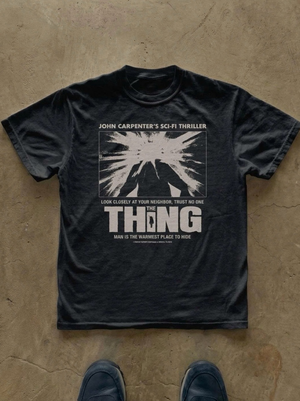 John Carpenter The Thing Graphic T-Shirt - Black